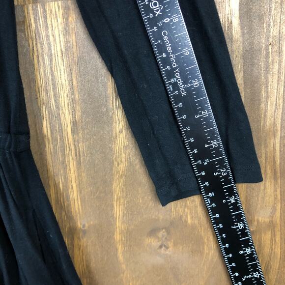 American Eagle Outfitters Womens Romper Black Flowy Soft & Sexy Open Back M - Picture 8 of 13